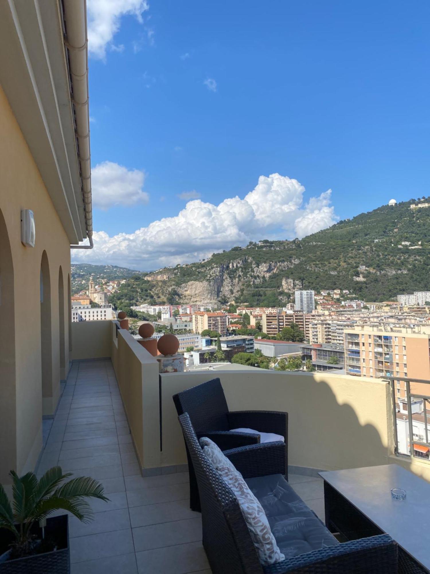 Appartement-Nice 01 Vue Mer - Panoramique Wifi-Parking 外观 照片